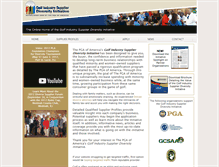 Tablet Screenshot of pgasupplierdiversity.com